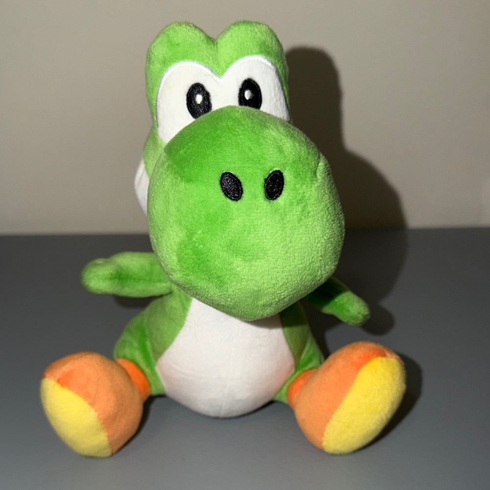 Nintendo Green Yoshi Plush with Orange & Yellow Feet